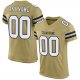 Custom Vegas Gold White-Black Mesh Authentic Football Jersey